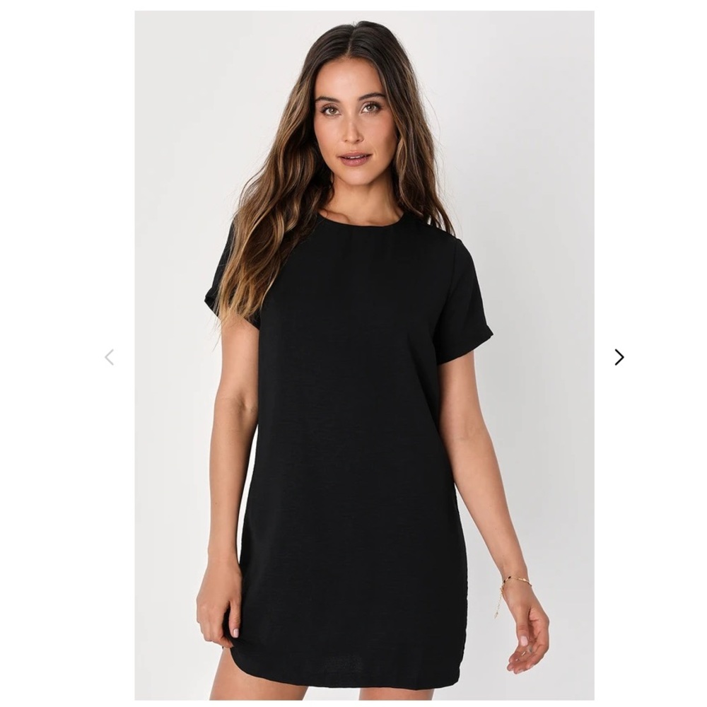 Cute and Sassy Black Shift Dress